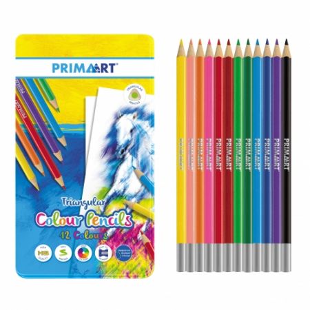 KREDKI OŁÓWKOWE 12KOL 447729 PRIMART