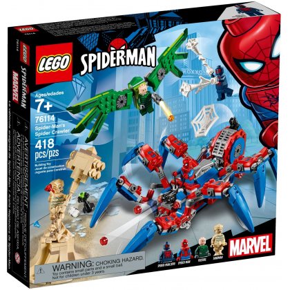 LEGO 76114 SUPER HEROES - MECHANICZNY PAJĄK SPIDER-MANA (2018-2019)