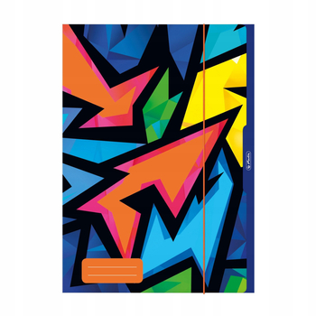 TECZKA Z GUMKĄ A4 NEON ART 9580481