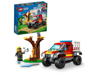 LEGO 60393 CITY Wóz strażacki 4x4 - misja ratunkowa