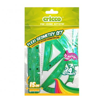 CRICCO ZESTAW GEOMETRYCZNY FLEXI 15 CM CR615