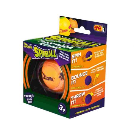 EP Spinball - Zakręcona zabawa, pomarańczowa z czarnym. Pantera 092622