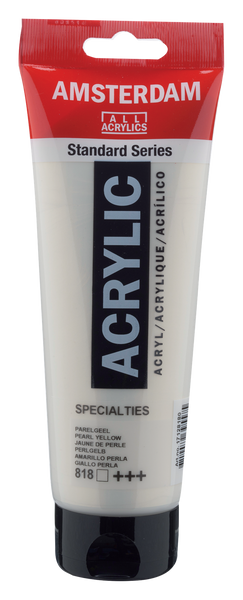FARBA AKRYL.250ML PEARL YELLOW 818 AMSTERDAM