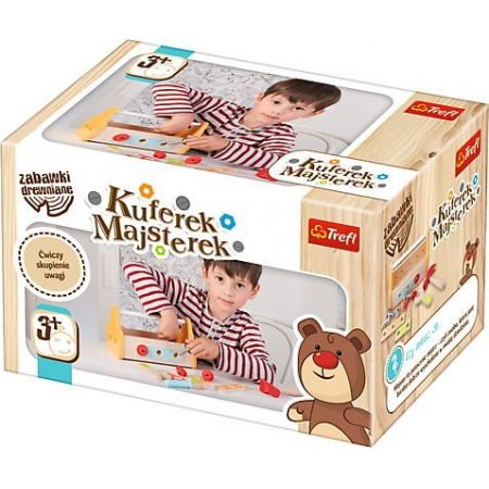 TREFL WOODEN TOYS KUFEREK MAJSTEREK 60797
