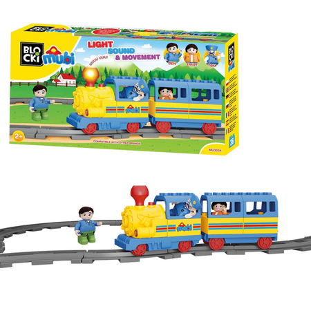 KLOCKI BLOCKI MUBI HAPPY TRAIN 36 EL. MU3004