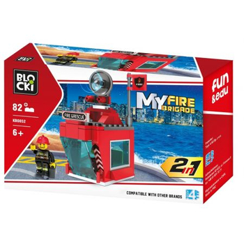 KLOCKI BLOCKI MY FIRE BRIGADE 2W1 82EL KB0852