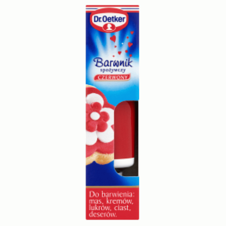 DR. OETKER BARWNIK SPOŻYWCZY CZERWONY 10G