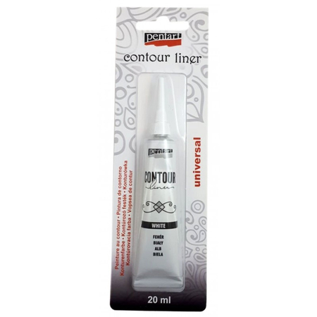 PENTART KONTURÓWKA 20ML BIAŁA 10136