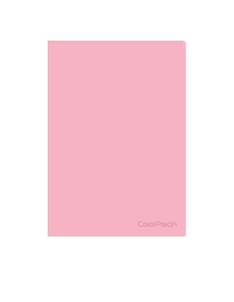 coolpakck zeszyt a4 pp kratka pastel powder pink 20705cp