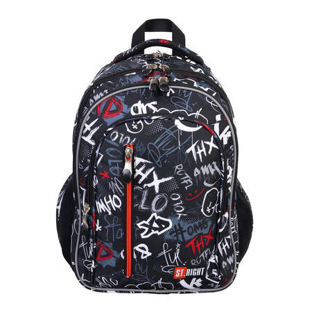 MAJ- PLECAK 4KOMOROWY STRIGHT SLANG GRAFFITI 428