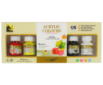 FARBY AKRYL 6KOL 25ML 902318