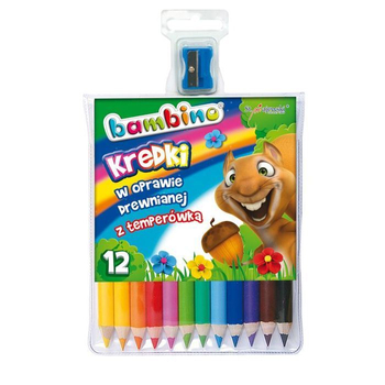 KREDKI BAMBINO W DREWNIE 12KOL+TEMP. MAJEWSKI 0249