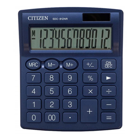 CITIZEN KALKULATOR SDC-812NR GRANAT 449797