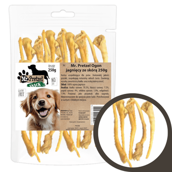 MR.PRETZEN OGON JAGNIĘCY ZE SKÓRĄ 250G
