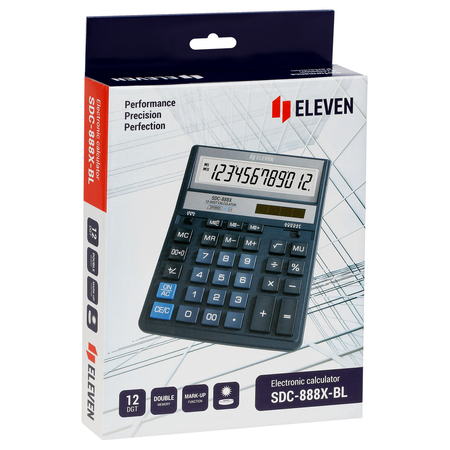 ELEVEN KALKULATOR BIUROWY SDC888XBLE NIEBIESKI