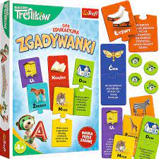 Gra Zagadkowy alfabet Rodzina Treflików 02338 Trefl