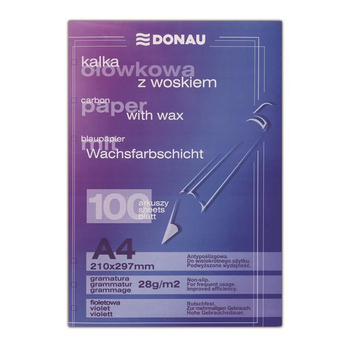 DONAU KALKA OŁÓWKOWA 100ARK FIOLET KAL0031