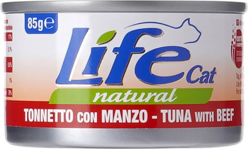 LIFE CAT PUSZ 85G TUŃCZYK I WOŁOWINA