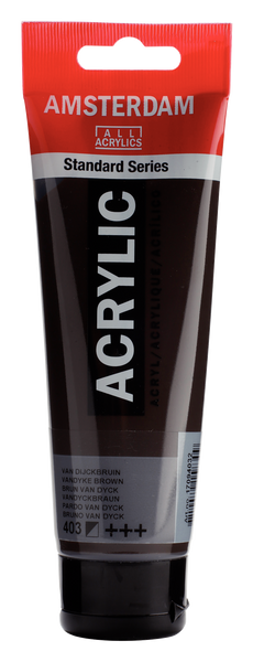 FARBA AKRYL.AMSTERDAM 403 VANDYKE BROWN 120ML