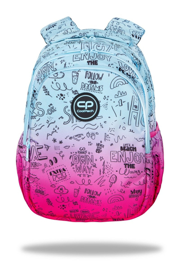 COOLPACK JERRY PLECAK MŁODZIEŻOWY PINK SCRIBBLE D029340 2021
