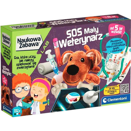 Clementoni Naukowa zabawa. SOS Mały Weterynarz 50712
