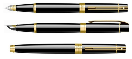 SHEAFFER 300 PIÓRO CZARNE GT FP9325