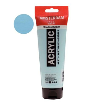 FARBA AKRYL.250ML 551 SKY BLUE LIGHT AMSTERDAM