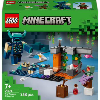 LEGO 21274 Minecraft Spotkanie ze strażnikiem