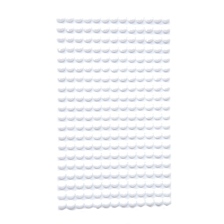 KRYSZTAŁKI SAMOPRZYLEPNE 6MM 260SZT WHITE GRKR-057