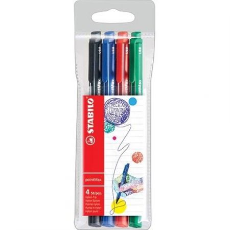 STABILO CIENKOPIS MAX ETUI 4 KOLORY 488/4