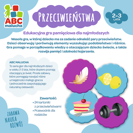 TREFL PRZECIWIEŃSTWA ABC MALUCHA GRA EDUKACYJNA