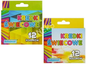 KREDKI ŚWIECOWE 12KOL 0434