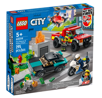 LEGO 60319 CITY Akcja strażacka i policyjny pościg