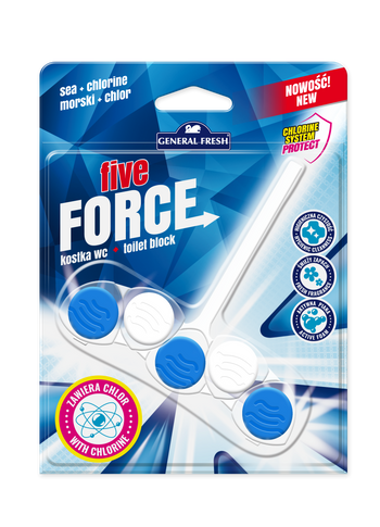GF FIVE-FORCE KOSTKA WC MORZE + CHLOR 50G