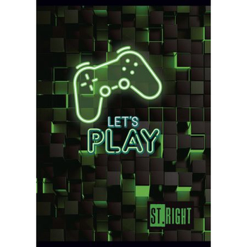 ZESZYT A5 32K LINIA PODWÓJNA DWUKOLOROWA LAMINOWANY ST RIGHT MIX CH