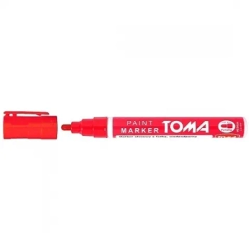TOMA MARKER OLEJOWY CZERWONY TO-440 1SZT