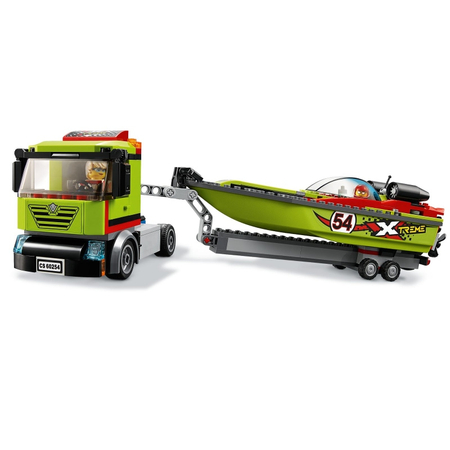 LEGO 60254 CITY TRANSPORTER ŁODZI WYŚCIGOWEJ  ( I 2020 )