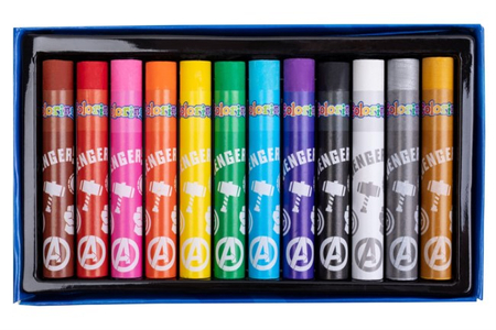 COLORINO PASTELE OLEJNE TRÓJKĄTNE 12KOL. AVENGERS 91505PTR