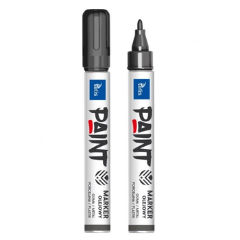 TETIS MARKER OLEJ.2MM OKR.KOŃCÓWKA CZARNY 1SZT KM202-V