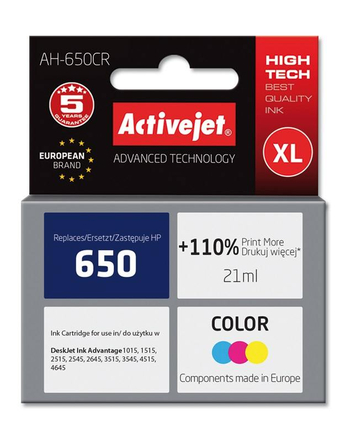 ActiveJet tusz do HP 650 CZ102AE reg AH-650CR