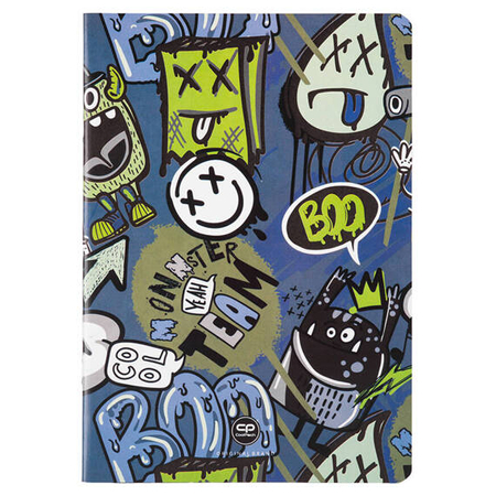 COOLPACK24 ZESZYT A5 PP 32K KRATKA MONSTER TEAM 67656