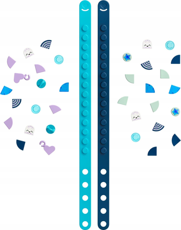 LEGO 41942 DOTS Głębiny — bransoletki z zawieszkami