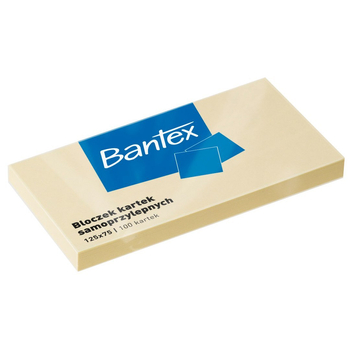 BANTEX BLOCZKI SAMOPRZYLEPNE 125X75 100K ŻÓŁTE 400086388