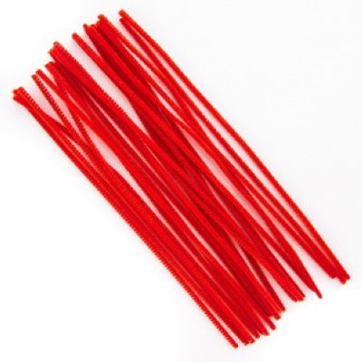 DRUCIKI KREATYWNE 30CM CZERWONE 25SZT KSDR-018