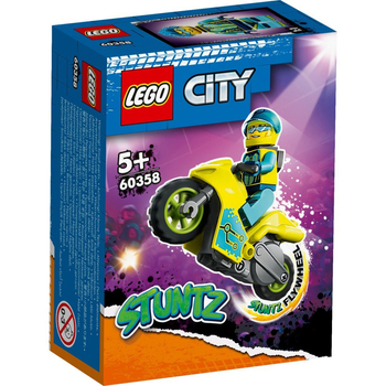 LEGO 60358 CITY Cybermotocykl kaskaderski