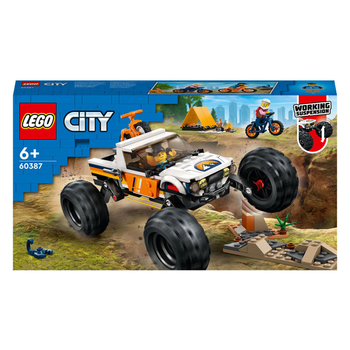 LEGO 60387 CITY Przygody samochodem terenowym z napedem 4x4