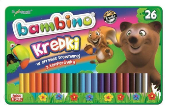 KREDKI BAMBINO W DREWNIE 26KOL +TEMP W MET.3226