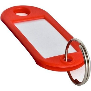 ARGO BRELOK ZAWIESZKA DO KLUCZY CZERWONA 100SZT/OP