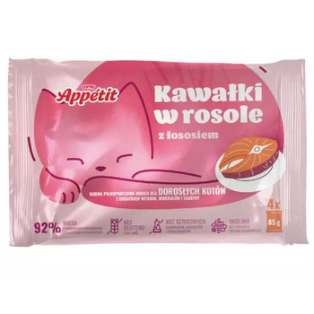 COMFY APPETIT SASZETKI ŁOSOŚ W ROSOLE 4X85G