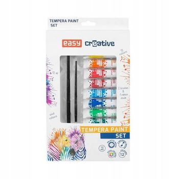 EASY FARBY TEMPERA 12KOL 12ML 925464
